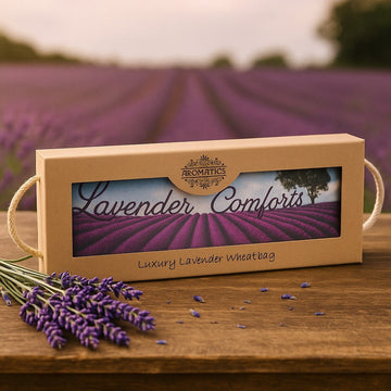 Coussin pour les yeux à la lavande en boîte cadeau, Conforts lavande