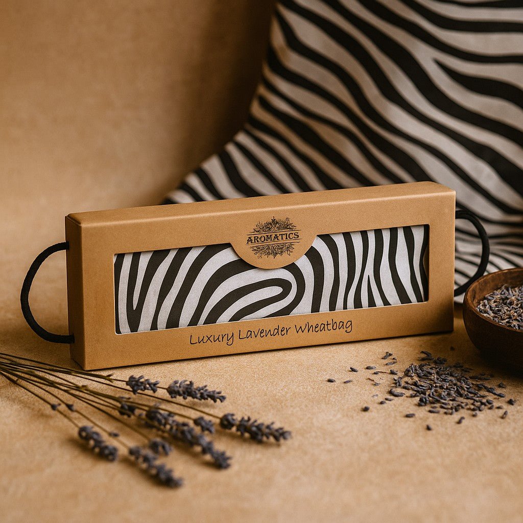 Lavender Eye Pillow Zebra With Gift Box - SHAMTAM.COM
