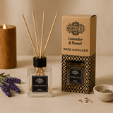 Lavender Fennel Essential Oil Reed Diffuser 200ml - SHAMTAM.COM