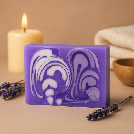 Lavender Handmade Soap Loaf 1.2 kg - SHAMTAM.COM