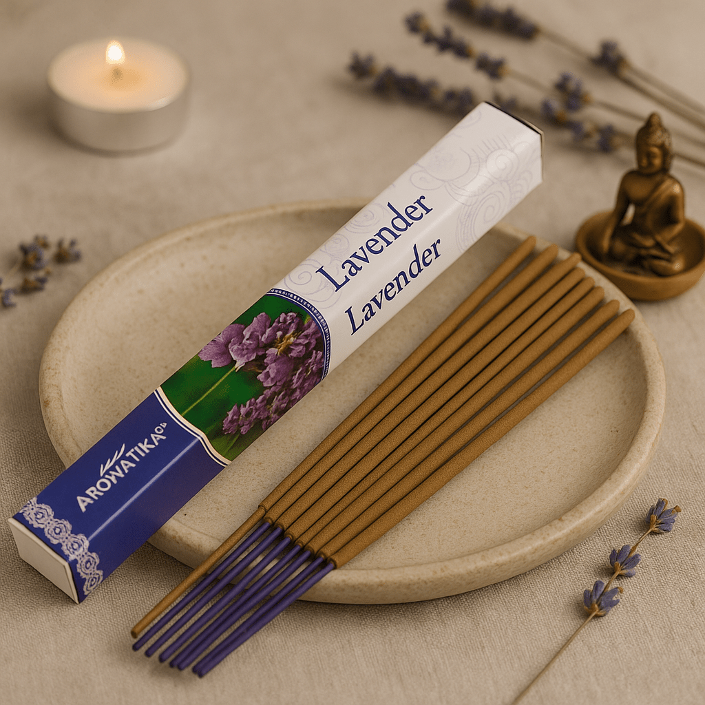 Lavender Incense Sticks 20 Sticks Aromatika - SHAMTAM.COM
