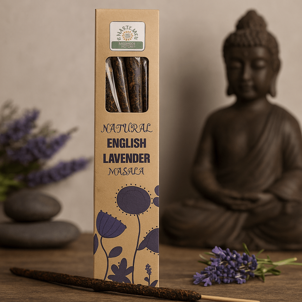 Lavender Incense Sticks - English Natural Masala - SHAMTAM.COM