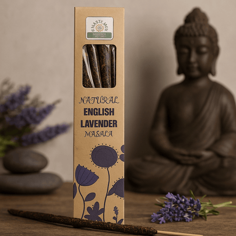 Lavender Incense Sticks - English Natural Masala - SHAMTAM.COM