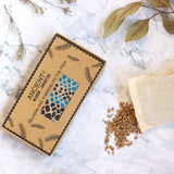 Lavender Eye Pillow in Gift Box - Natural Cotton and Juco - Blue Viper - SHAMTAM.COM