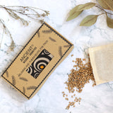 Lavender Eye Pillow in Gift Box - Natural Cotton and Juco - Illusion - SHAMTAM.COM