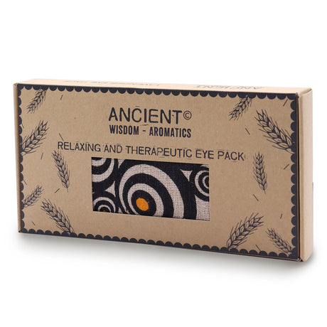 Lavender Eye Pillow in Gift Box - Natural Cotton and Juco - Illusion - SHAMTAM.COM