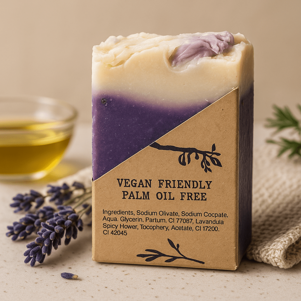 Lavender Olive Oil Bar Soap, 120g - SHAMTAM.COM