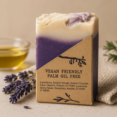 Lavender Olive Oil Bar Soap, 120g - SHAMTAM.COM
