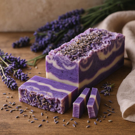 Lavender Olive Oil Soap Loaf - SHAMTAM.COM