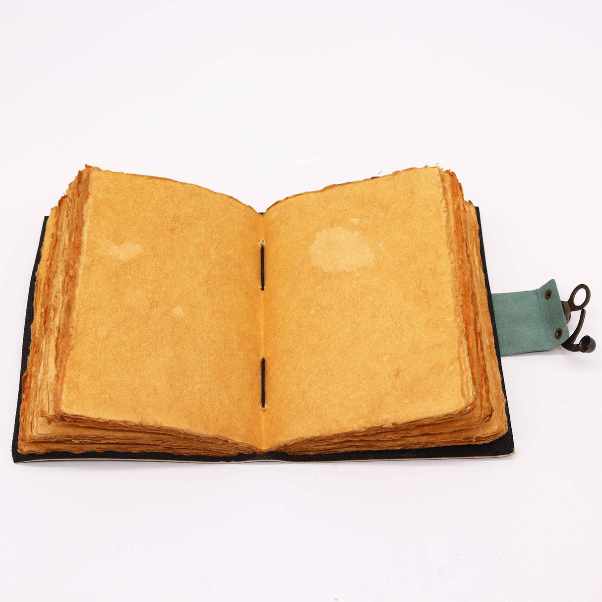 Leather "Buddha Seven Chakra" Deckle - edge Notebook - SHAMTAM.COM