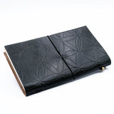 Handmade Leather Journal - Flower of Life - Green (80 pages) - SHAMTAM.COM