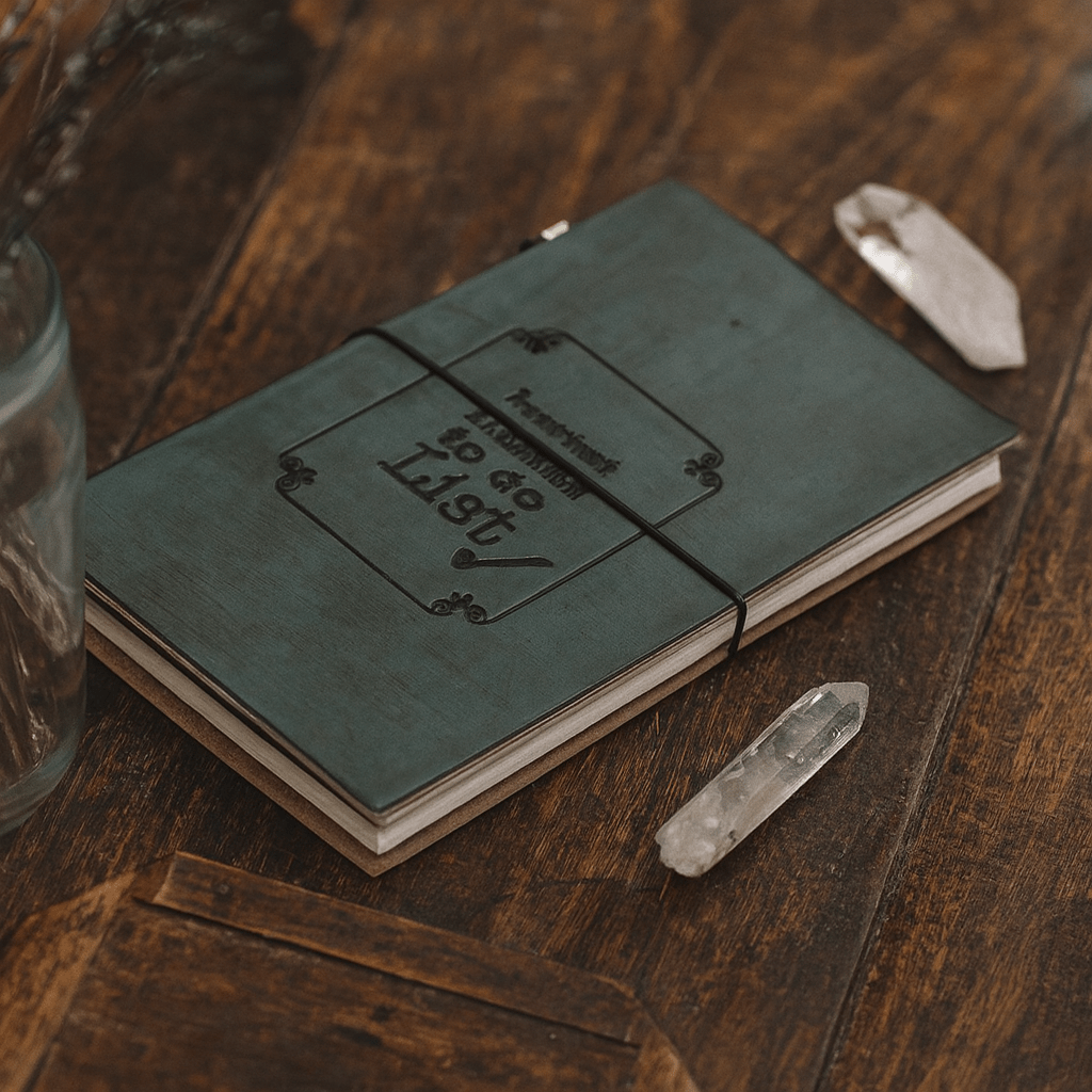 Leather Journal Important Things To Do Grey 80 - Page - SHAMTAM.COM