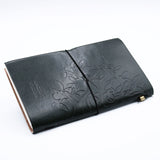 Handmade Leather Journal - Tree of Life - Green (80 pages) - SHAMTAM.COM