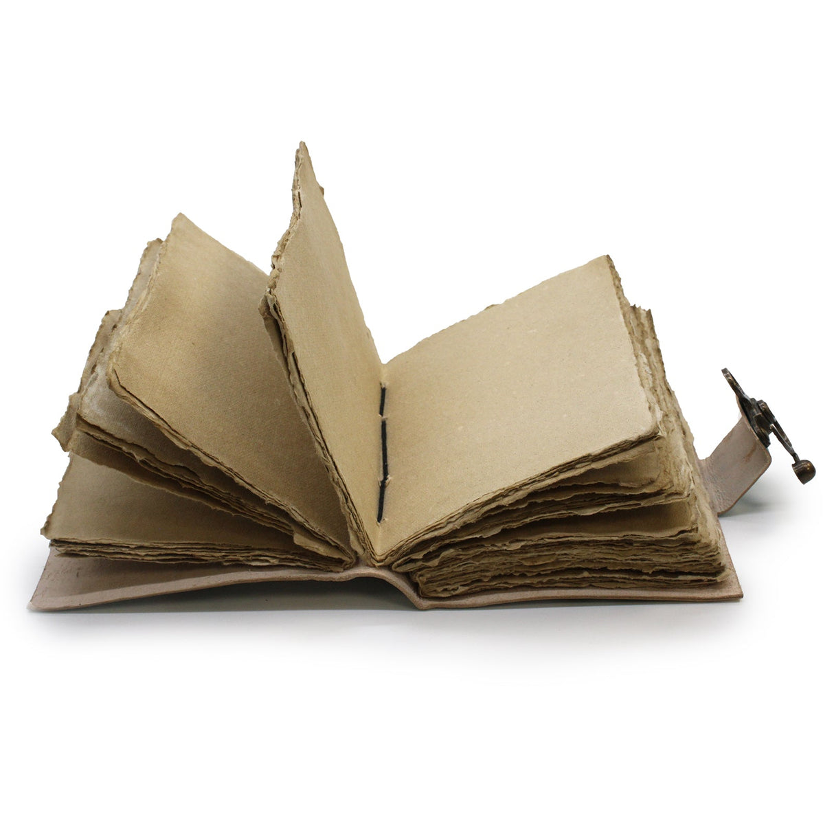 Leather "Never Hide Your Wings" Deckle - edge Notebook (7x5") - SHAMTAM.COM