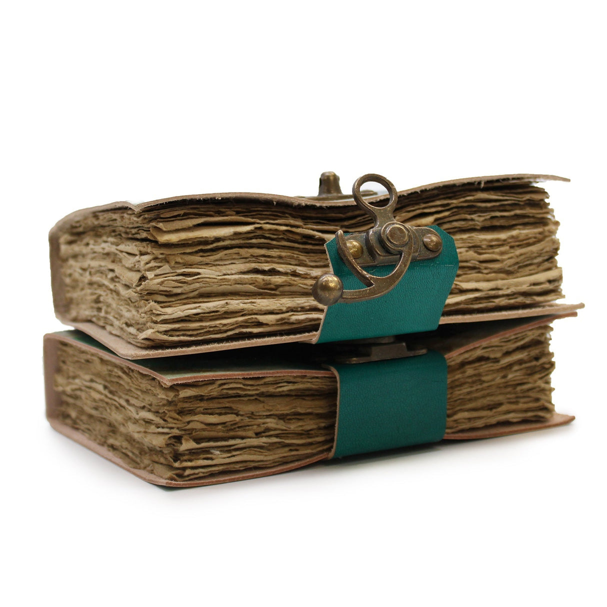 Leather "Never Hide Your Wings" Deckle - edge Notebook (7x5") - SHAMTAM.COM