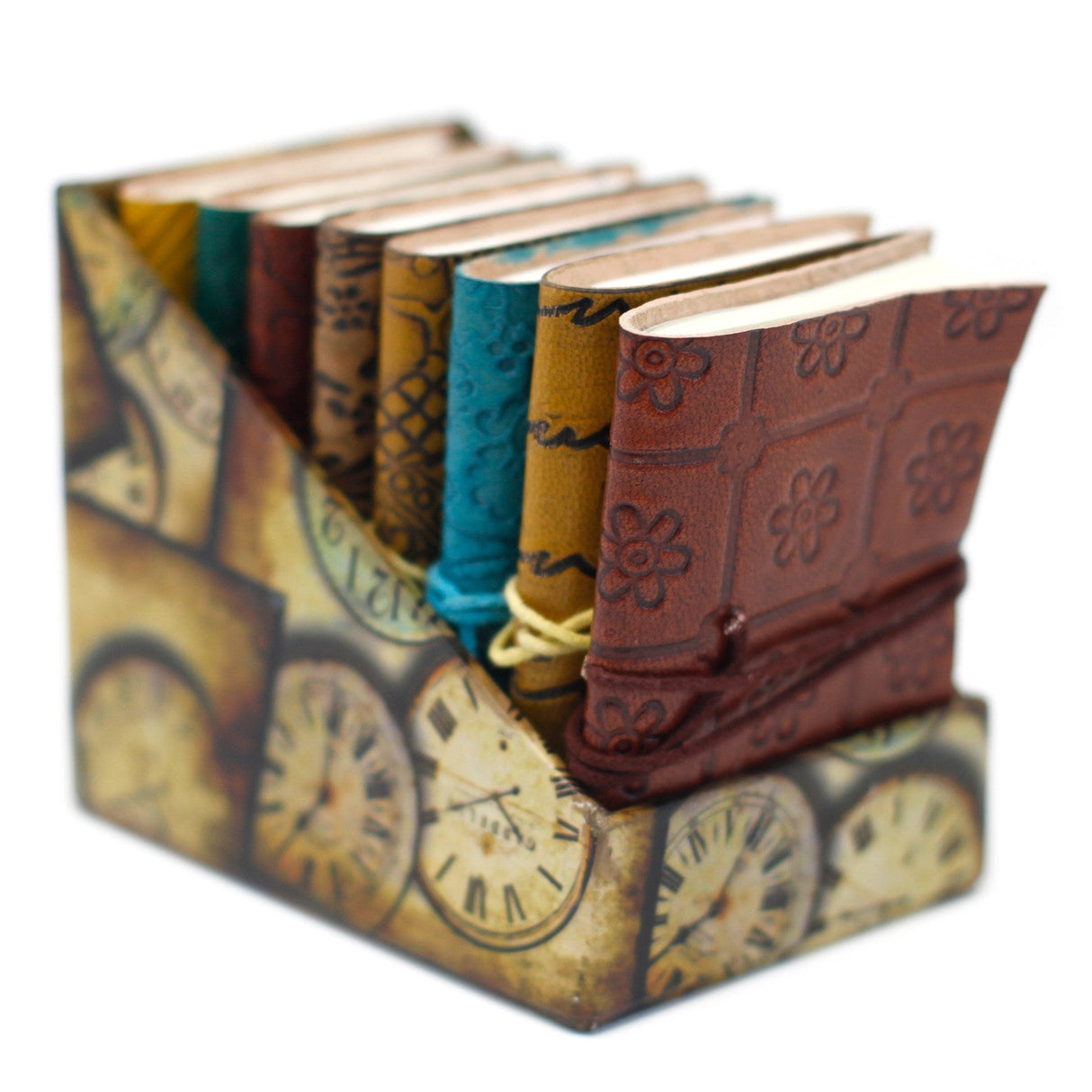 Leather Notebook (4x3") Assorted - 1 piece - SHAMTAM.COM