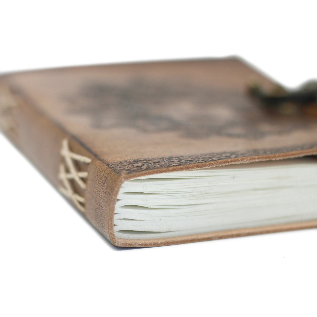 Leather Notebook Greenman (6x8") - SHAMTAM.COM