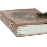 Leather Notebook Greenman (6x8") - SHAMTAM.COM