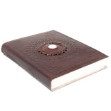 Leather Notebook Moonstone (7x5") - SHAMTAM.COM