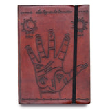 Palmistry Handmade Notebook - Small with strap - SHAMTAM.COM