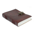 Leather Notebook World Map & Stitching (7x5") - SHAMTAM.COM