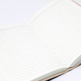 Leather Notebook Tigereye with Belts (6x4") - SHAMTAM.COM