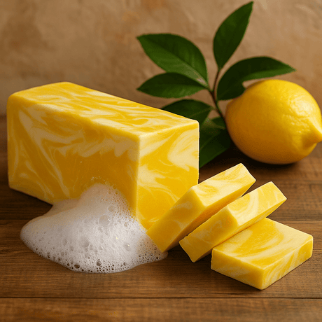 Lemon Soap Loaf, Olive Oil - SHAMTAM.COM