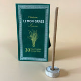 Lemongrass Dhoop Incense Gift Set, 30 Sticks - SHAMTAM.COM