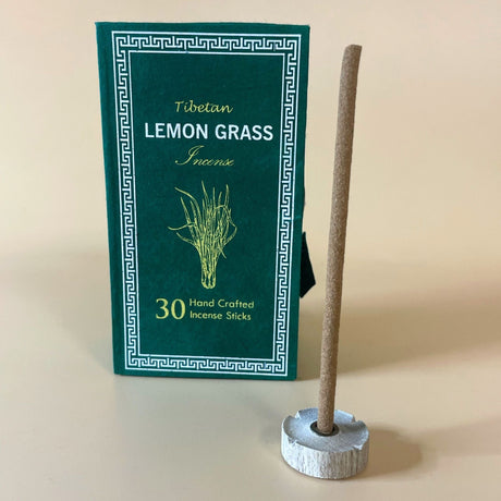 Lemongrass Dhoop Incense Gift Set, 30 Sticks - SHAMTAM.COM