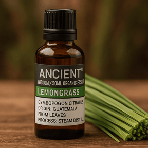 Lemongrass Essential Oil Organic 50ml - SHAMTAM.COM