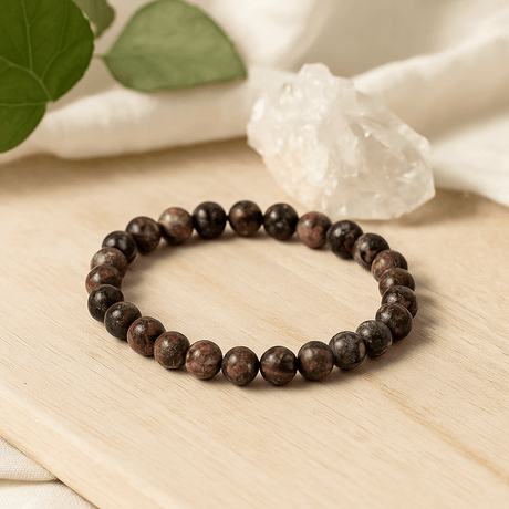 Leopard Skin Crystal Manifestation Bracelet - SHAMTAM.COM
