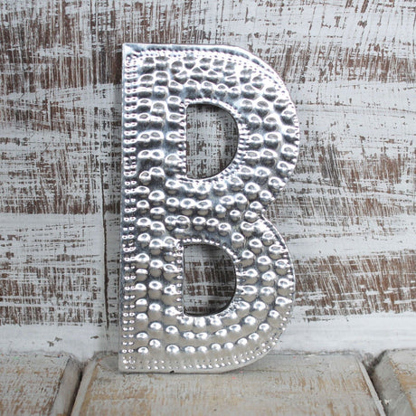 Letter B Aluminum Wall Decor - SHAMTAM.COM