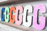 Letter "G" - Assorted Colours - 15cm - SHAMTAM.COM