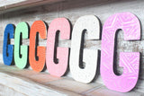 Letter "G" - Assorted Colours - 15cm - SHAMTAM.COM