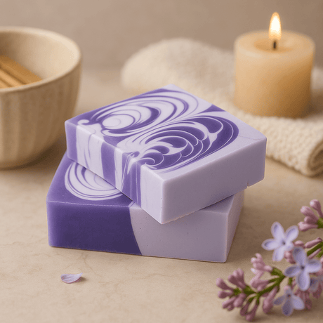 Lilac Soap Loaf, 1.2 kg - SHAMTAM.COM