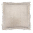 Linen Cushion 45x45cm with fringe - SHAMTAM.COM