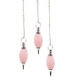 Rose Quartz Pendulum Lingam Shaped Crystal Gemstone - SHAMTAM.COM