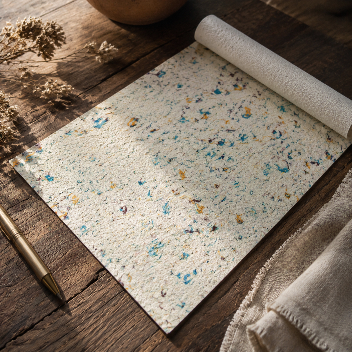 Lokta Craft & Wrapping Paper 51 × 76 cm – Grass