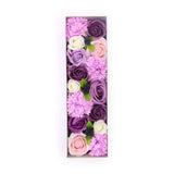 Soap Flowers Long Box - Lavender Rose & Carnation - SHAMTAM.COM