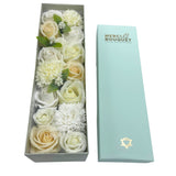 Soap Flowers Long Box - Wedding Blessings - White & Ivory - SHAMTAM.COM