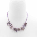 Amethyst Necklace - Longstone Gem - SHAMTAM.COM