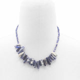 Sodalite Necklace - Longstone Gem Crystal - SHAMTAM.COM