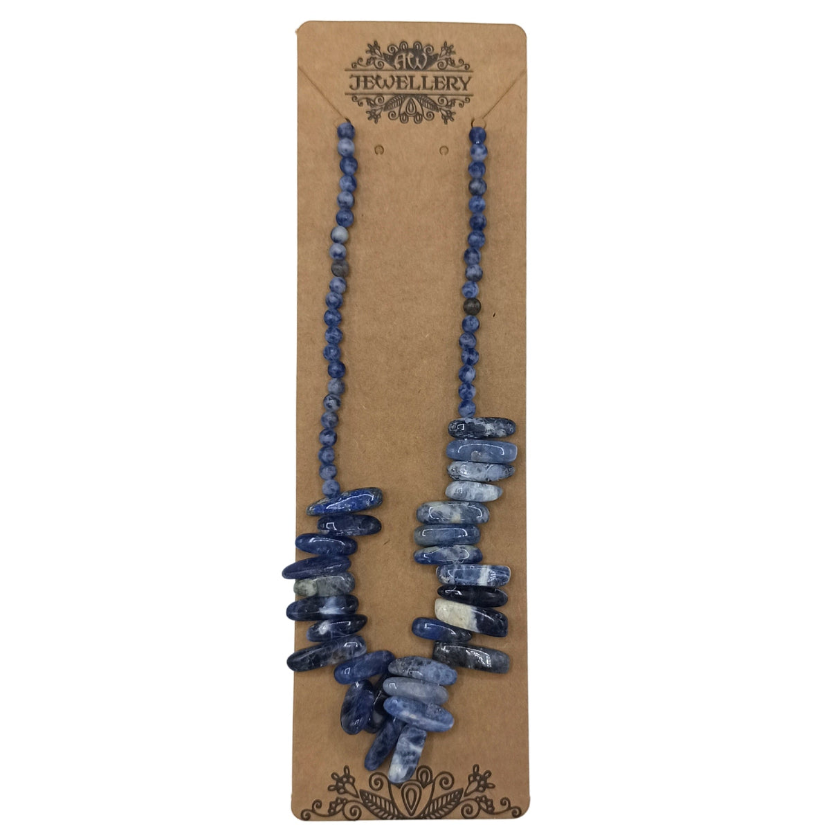 Sodalite Necklace - Longstone Gem Crystal - SHAMTAM.COM