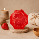 Loofah Exfoliating Soap Slice, Strawberry 100g - SHAMTAM.COM