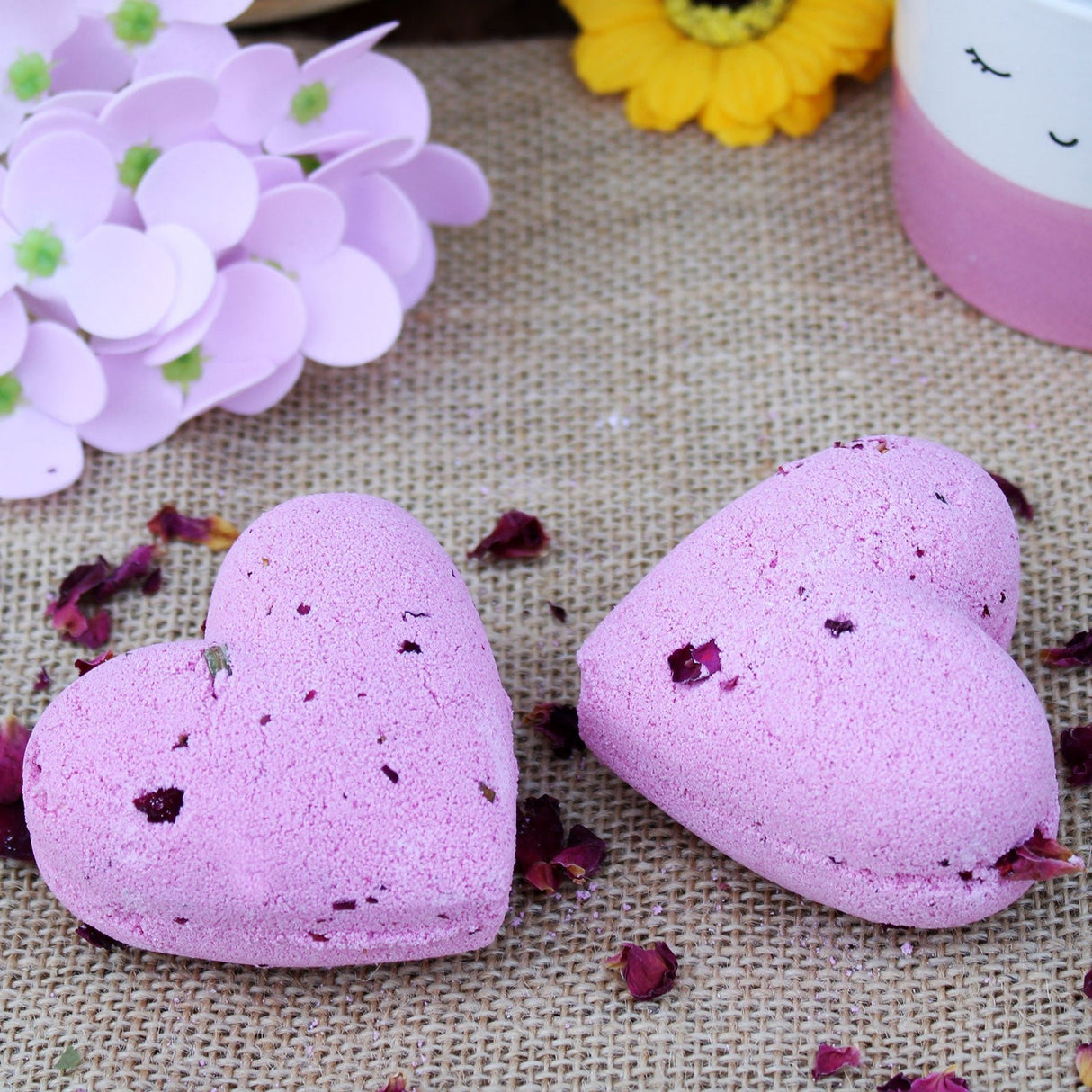 Bath Bomb 70g - Ylang & Rose - Love Heart 70g - SHAMTAM.COM