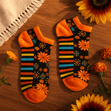 Low Cut Socks Mandala Flowers 7.5 - 11.5 - SHAMTAM.COM