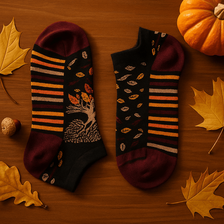 Low Cut Socks Tree of Life S/M 3.5 - 6.5 - SHAMTAM.COM