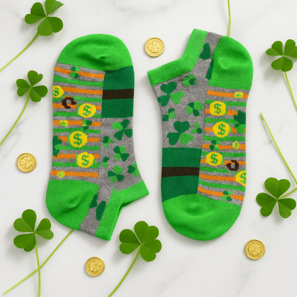 Low Socks S/M 3.5 - 6.5 Lucky Socks - SHAMTAM.COM