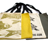 Tote Bag 2x4oz Reversible Cotton Bag 38x42cm - (2 designs) - SHAMTAM.COM