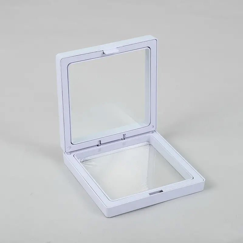 Floating Frame Display 3D 11x11cm - White - SHAMTAM.COM